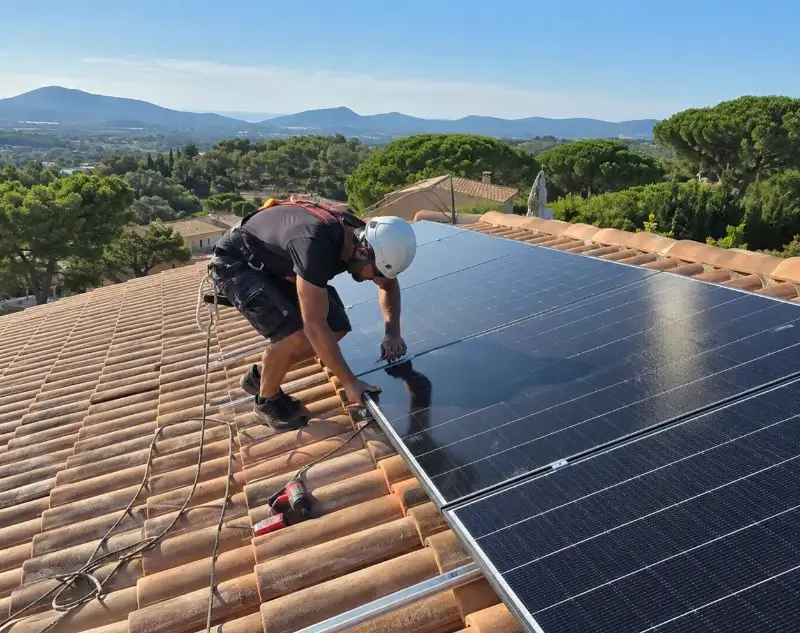 Installateur panneaux solaires Saint-Just-sur-Dive — pose photovoltaïque sur toiture