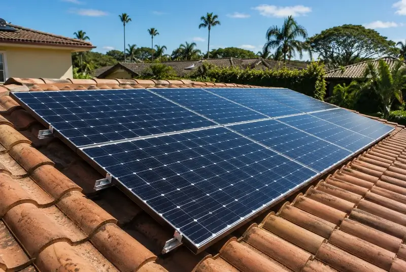 Installation de panneaux solaires à Saint-Just-sur-Dive